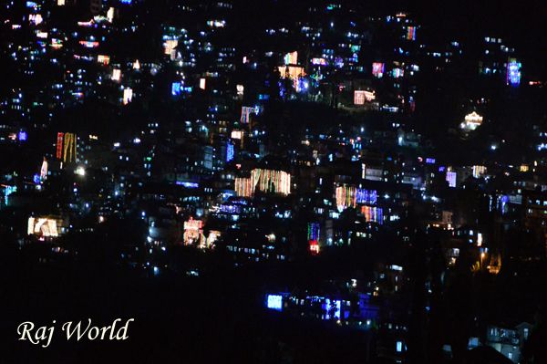 Kurseong Town on Diwali Night